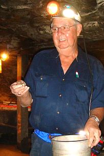 Cliff Chandler with false teeth