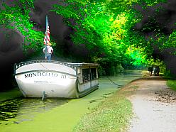 The canal boat running out of Roscoe Village