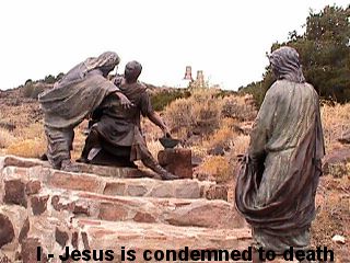 STATION I - JESUS IS CONDEMNED TO DEATH